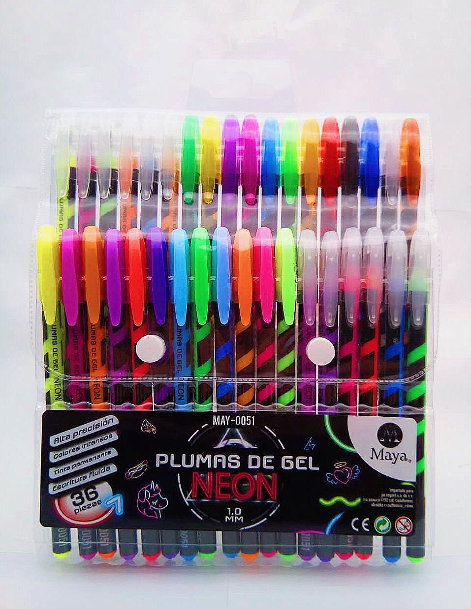 SET 36 PLUMA GEL MAY 0051 MÍNIMO 12 PAQUETES 60009