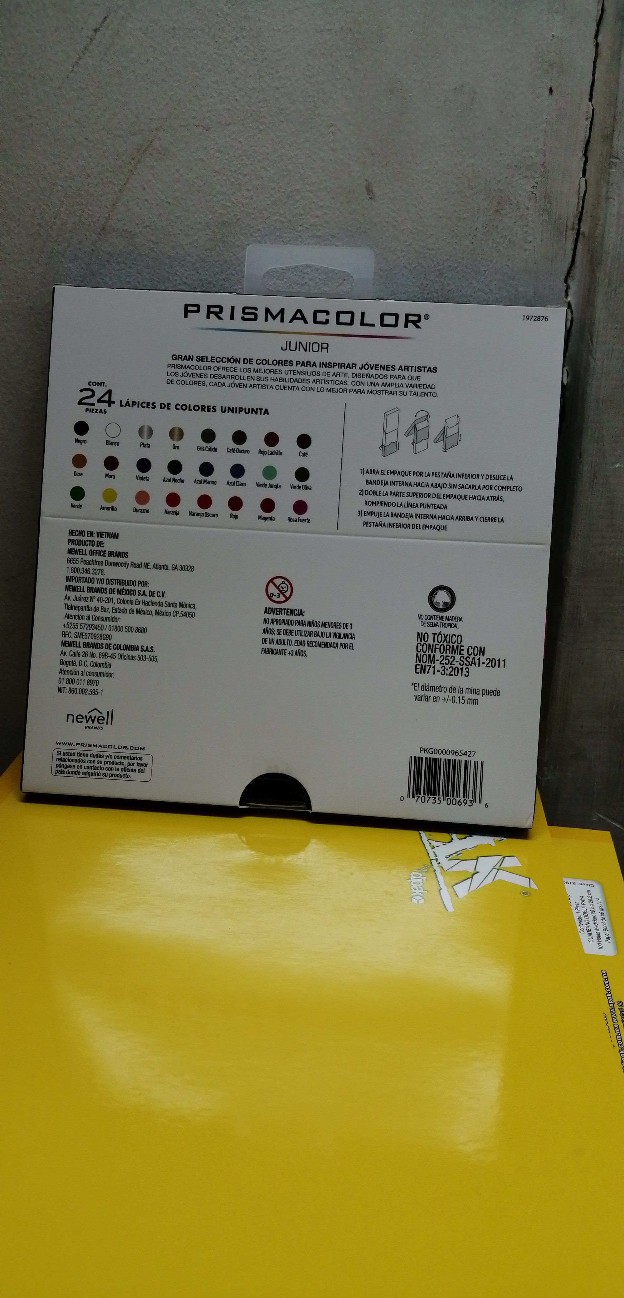 24 COLORES PRISMACOLOR JUNIOR