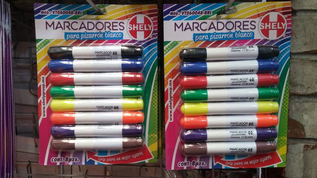 40089 JUEGO DE 8 MARCADORES PARA PIZARRON SHELY