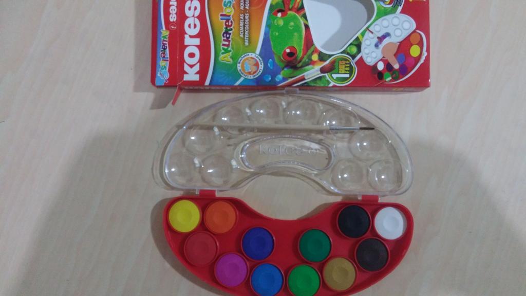 ACUARELA KORES DE 12 COLORES 35027