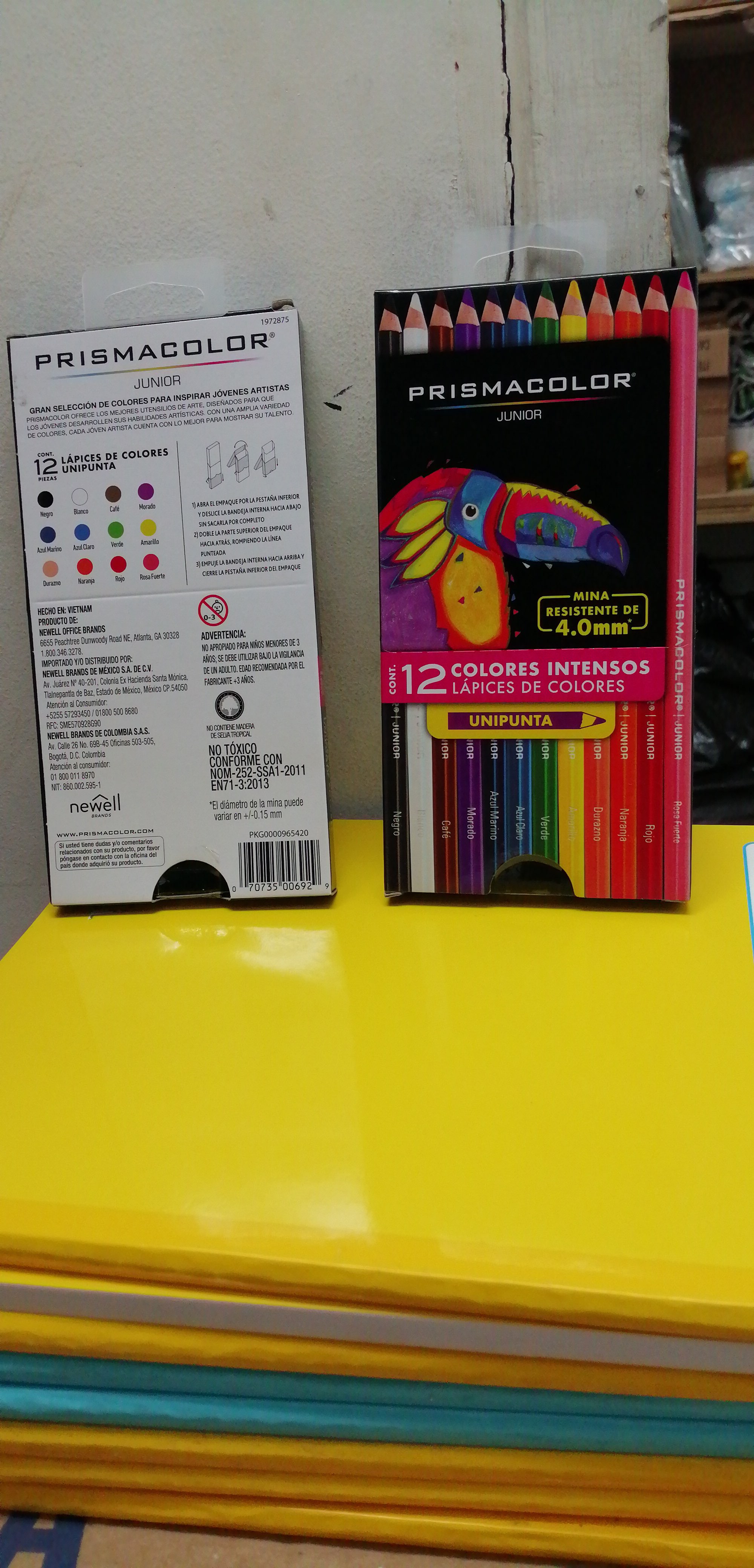 12 COLORES PRISMACOLOR JUNIOR