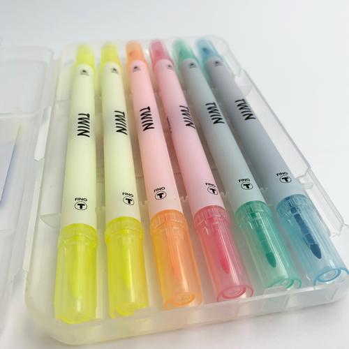 MARCATEXTO MANY DOBLE PUNTA UNA DE CINCEL Y OTRA FINO 26089 