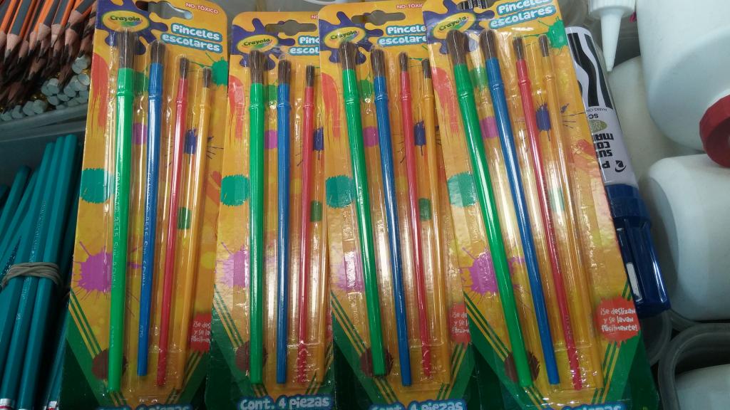 4 PINCEL BARRILITO 35004 $33.00