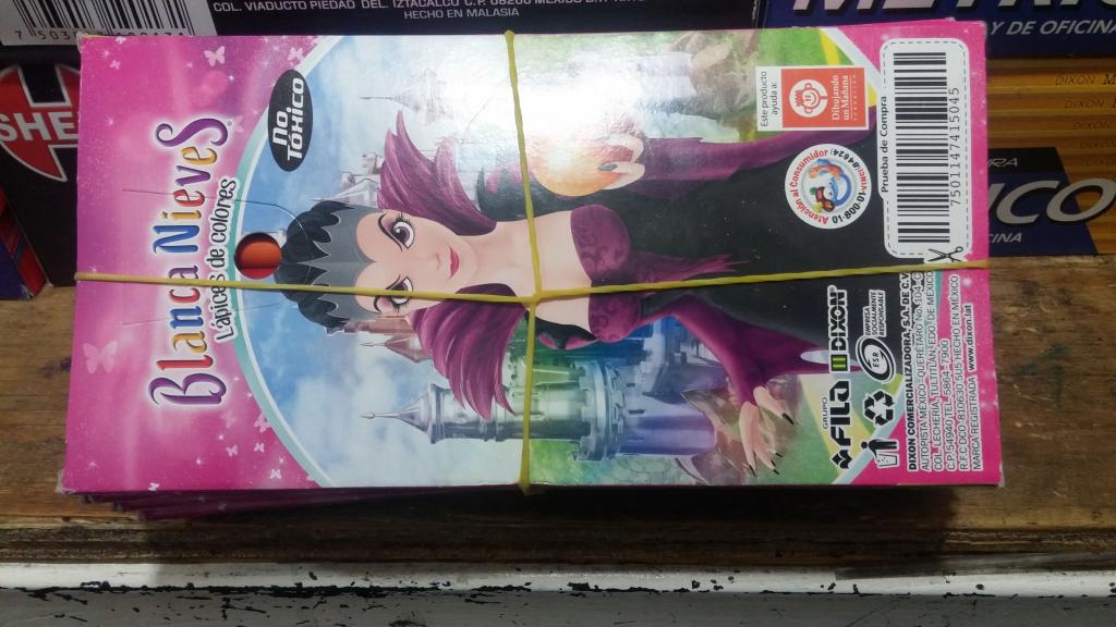 12 COLORES BLANCA LARGO