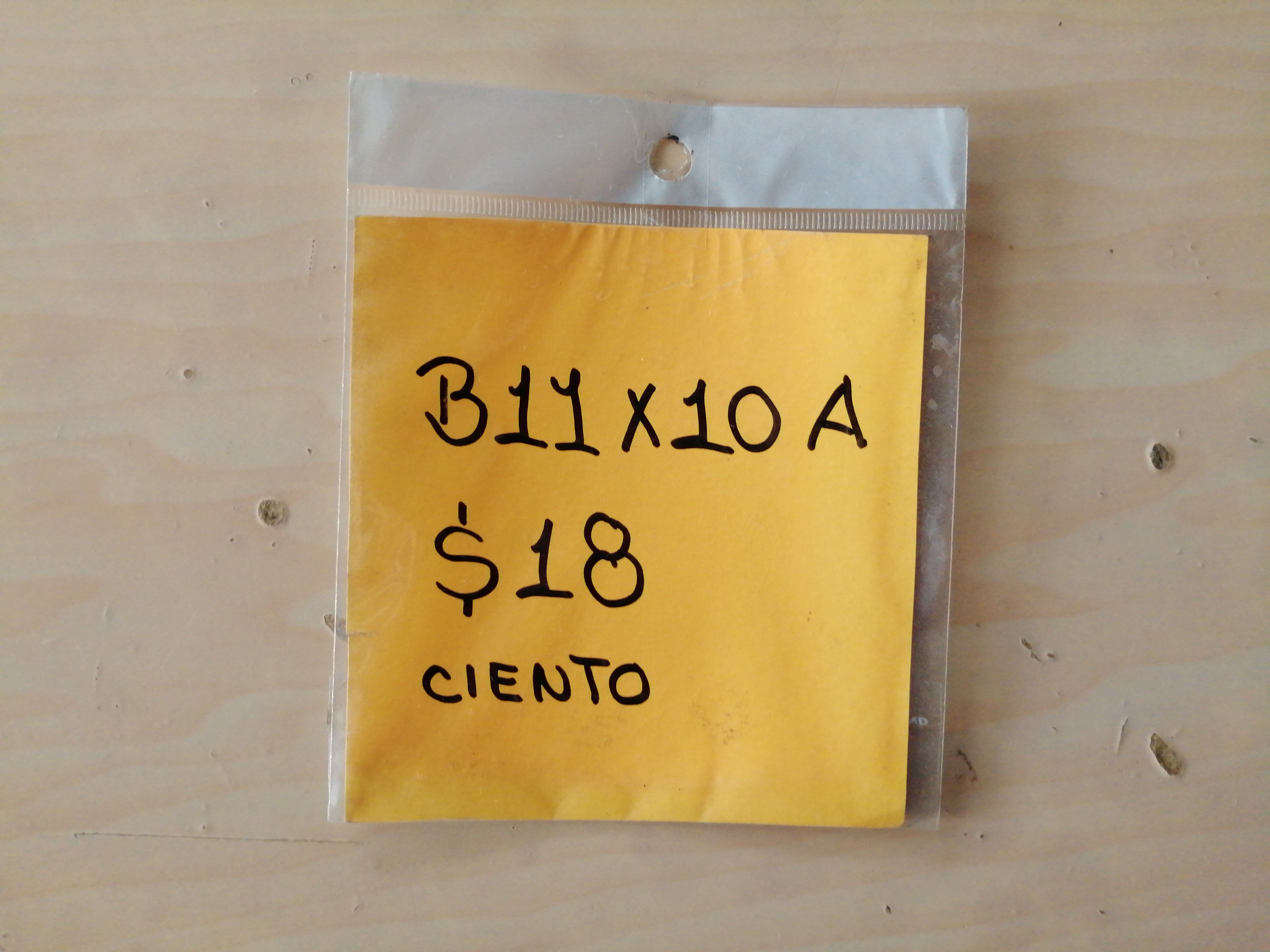 11X10CIENBOLSA DE CELOFAN 11x10 27012