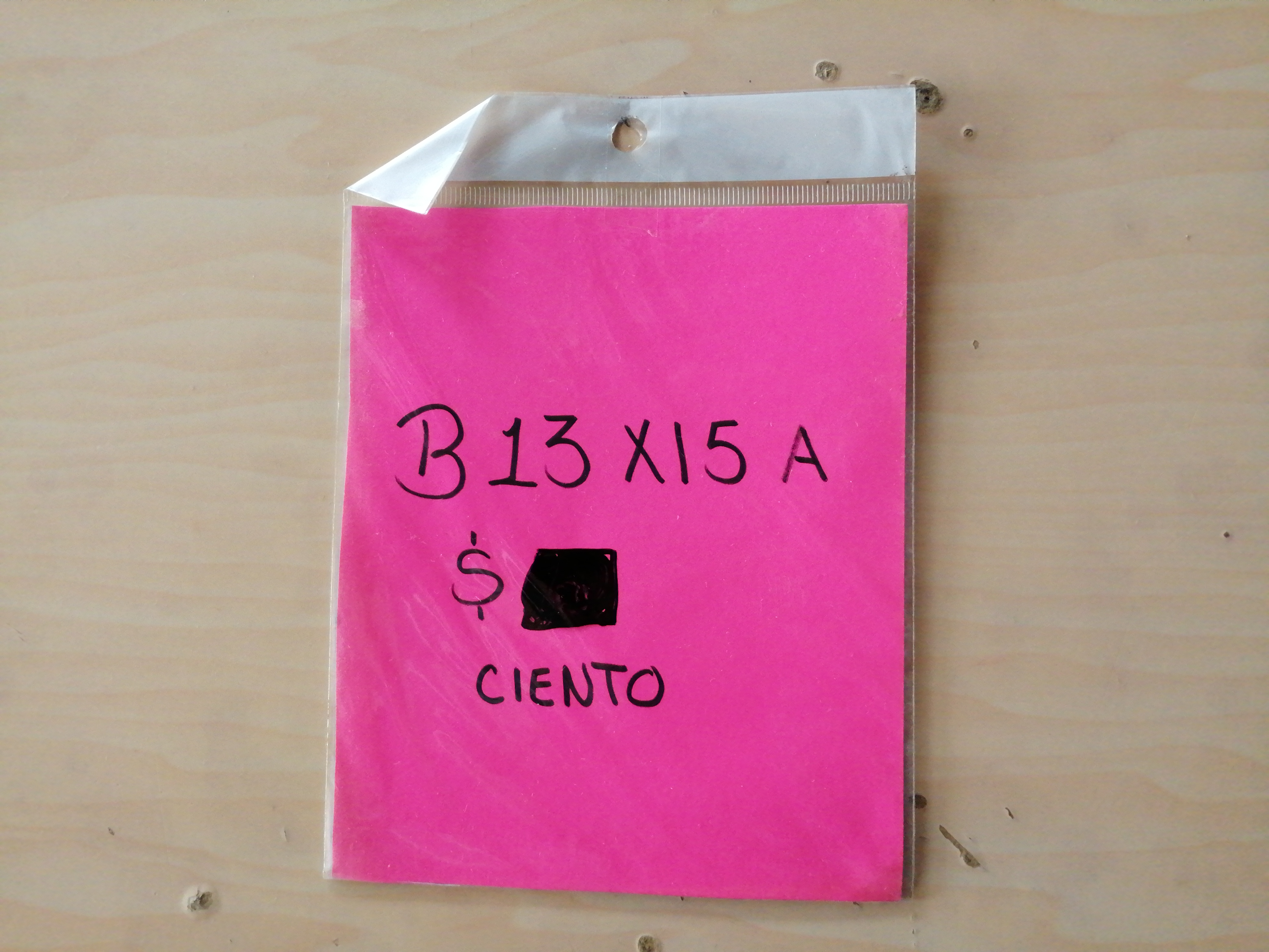 13X15CIENBOLSA DE CELOFAN 13X15 27024