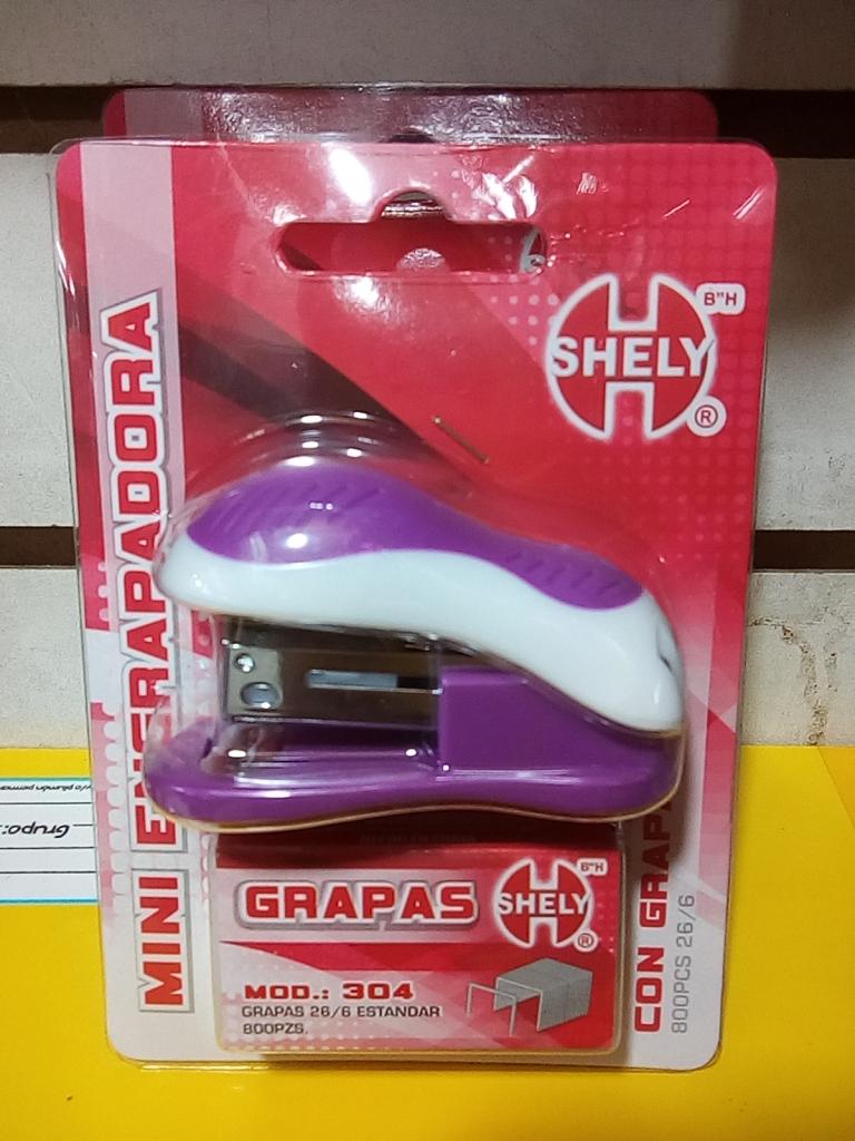 MINI ENGRAPADORA CON 1000 GRAPAS MODELO 304 SHELY 40022