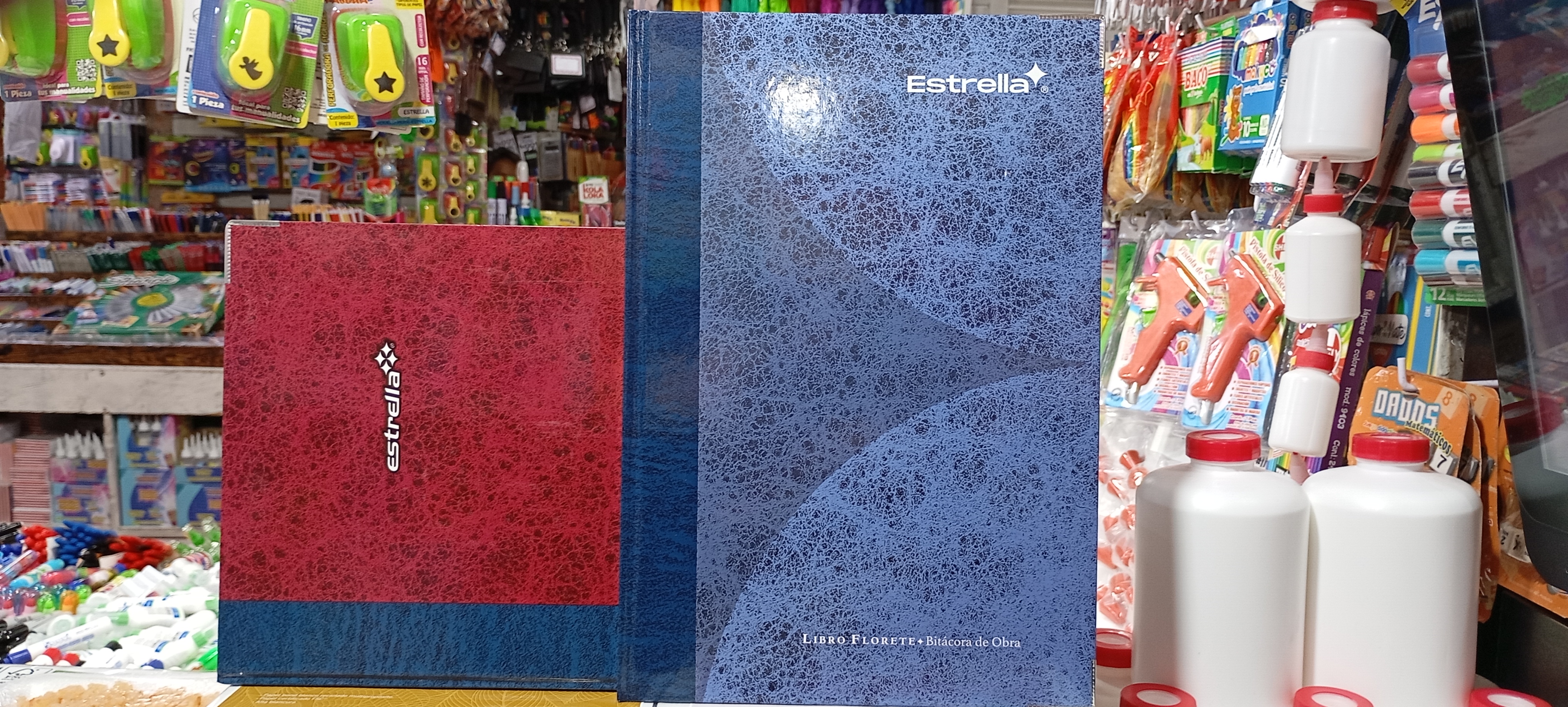 LIBRO FLORETE FORMA FRANCESA BITACORA DE OBRA 96 HOJAS MARCA ESTRELLA