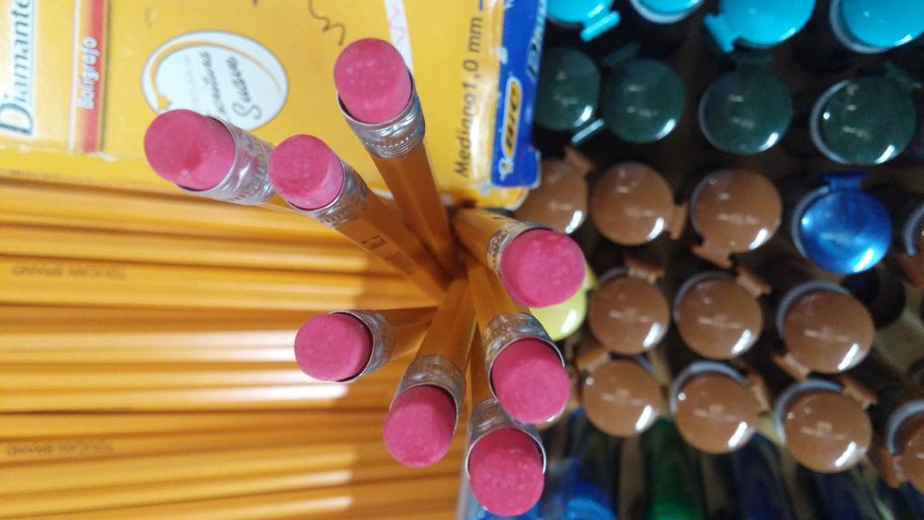 08002 CAJA 144 LAPIZ AMARILLO HEXAGONAL