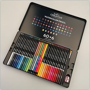 IND0359M COLORES CREATIVE ACUARELABLE 60+6 $690.00