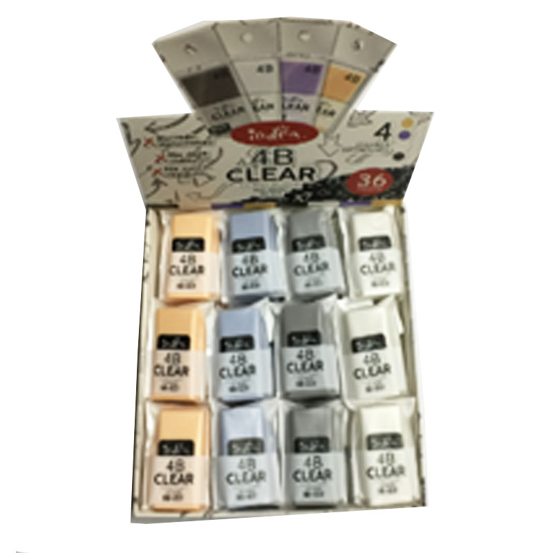 IND0231GOMASUAVECLEAR 4.4 CMS 4B MÍNIMO 36 PIEZAS 01086 IND0231 $2.75