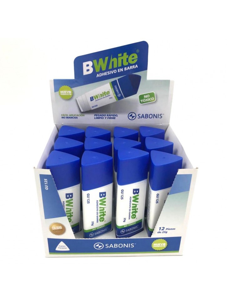 GU-125 CAJA 12 ADESIVO SABONIS 25 GRAMOS