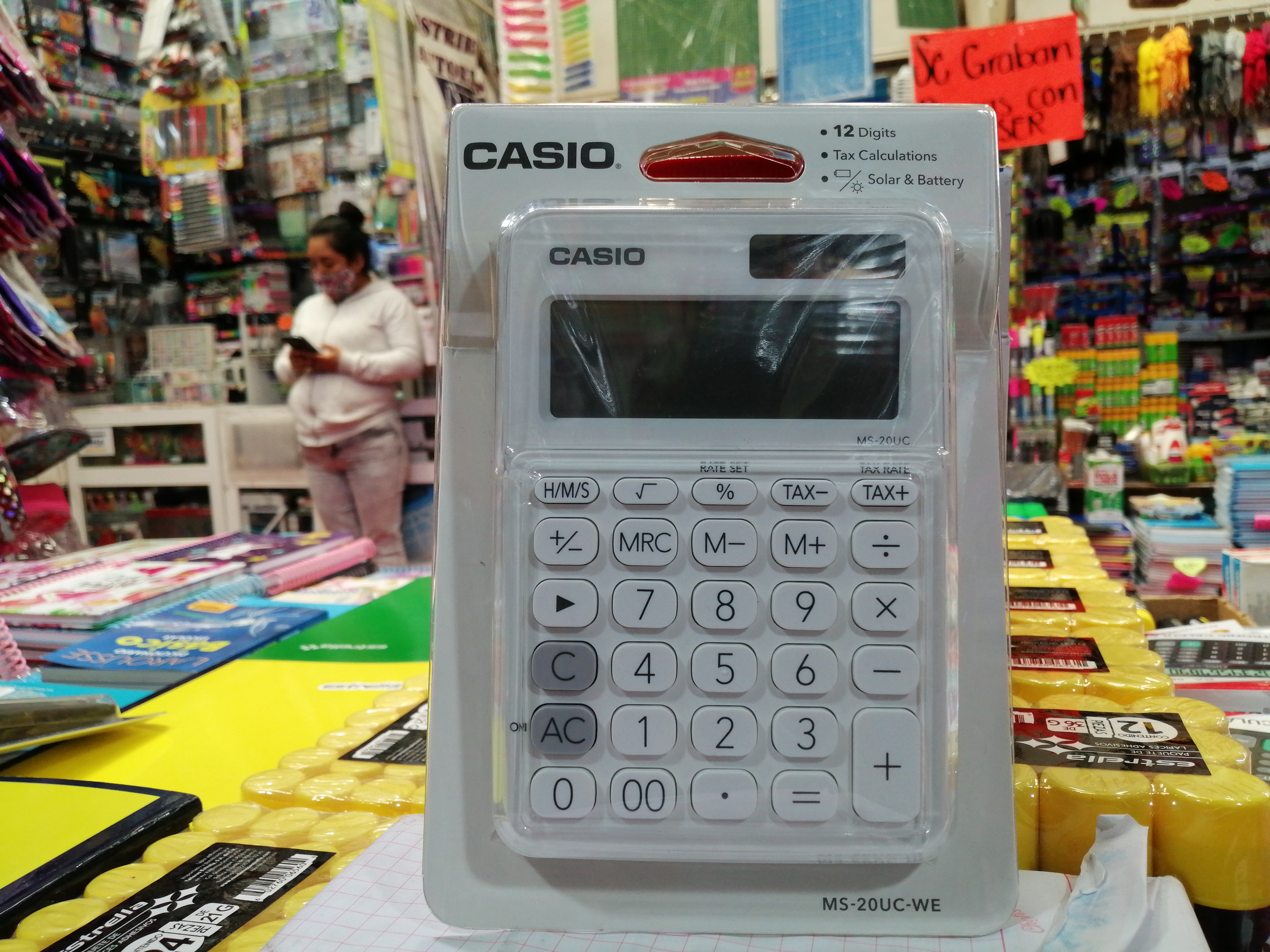 MS20UCWECASIOMS20UCWE CON 12 NUMEROS 02033 $175.