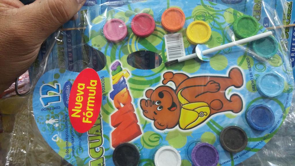 ACUARELAS CON 12 COLORES MAKYCO 38004