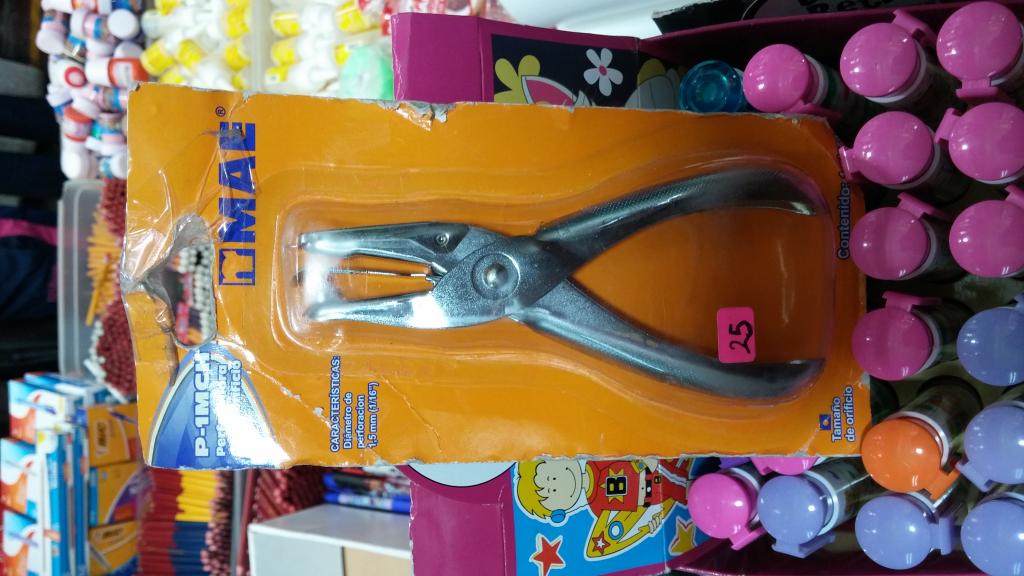 PERFORADORA PINZA 1 HOYO MAE P1MCH 29001 $25.