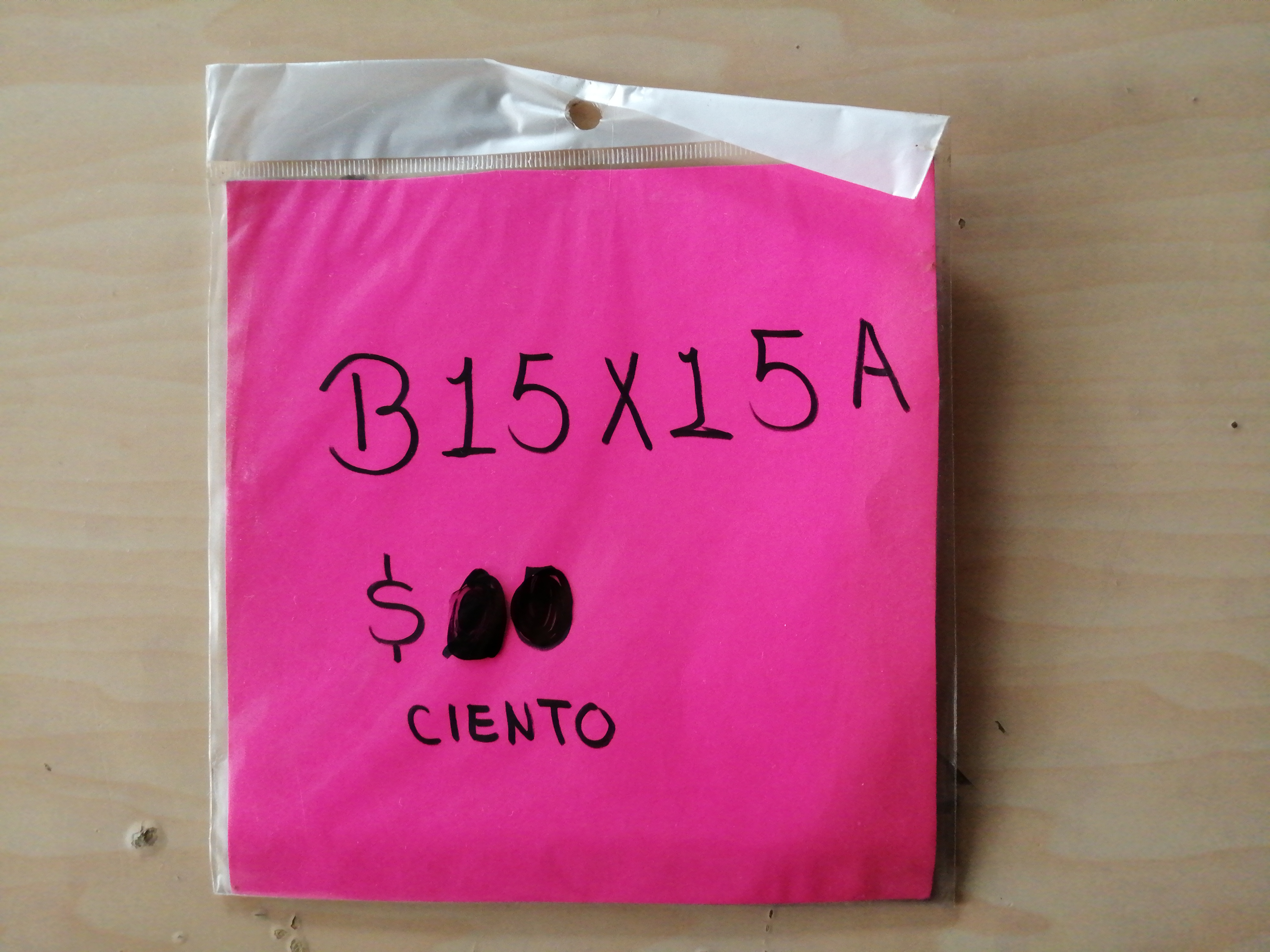 15X15CIENBOLSA DE CELOFAN 15X15 27025