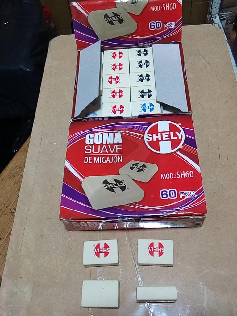40095 SH60 CAJA CON 60 GOMAS SHELY