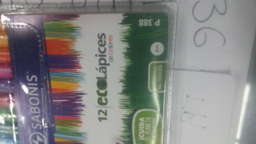 P388 COLORES LARGOS ECOLAPIZ CON MINAS DE COLORES DE 2 MM