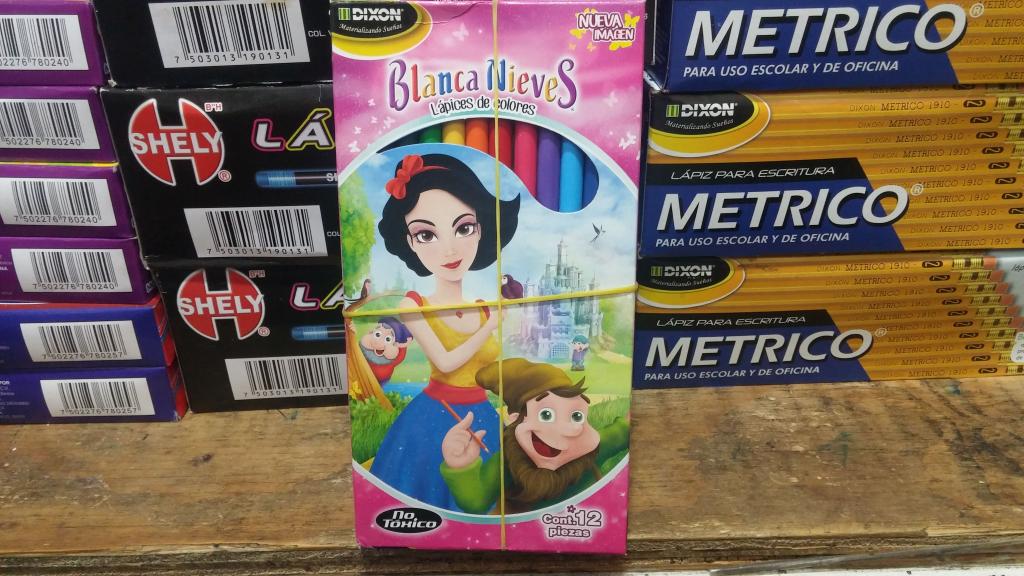 12 COLORES BLANCA LARGO