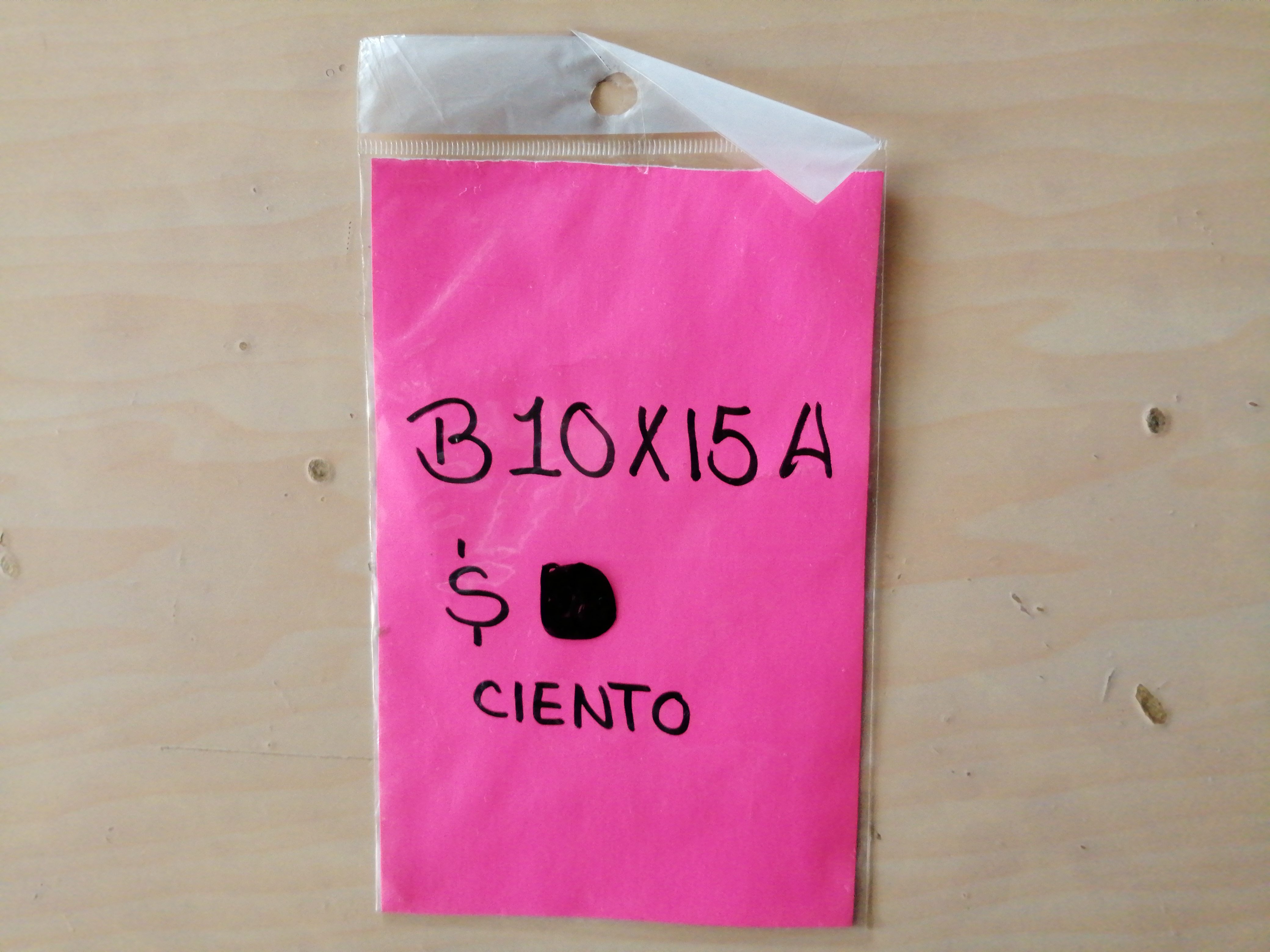 10X15CIENBOLSA DE CELOFAN 10X15 27021 $23.00