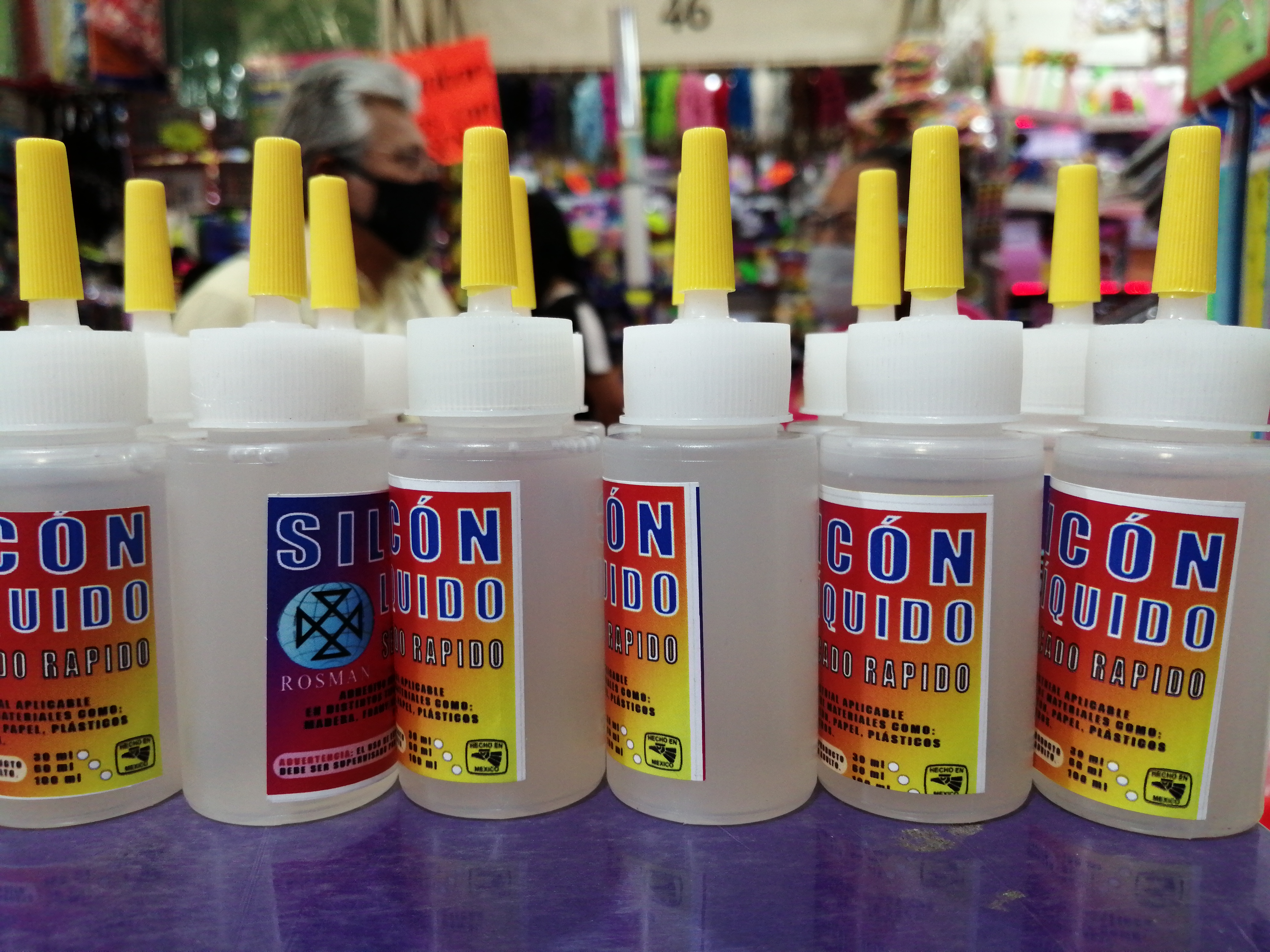 SILICONROSMAN30ML ÁMBAR PEGAMAS 47001 $7.00