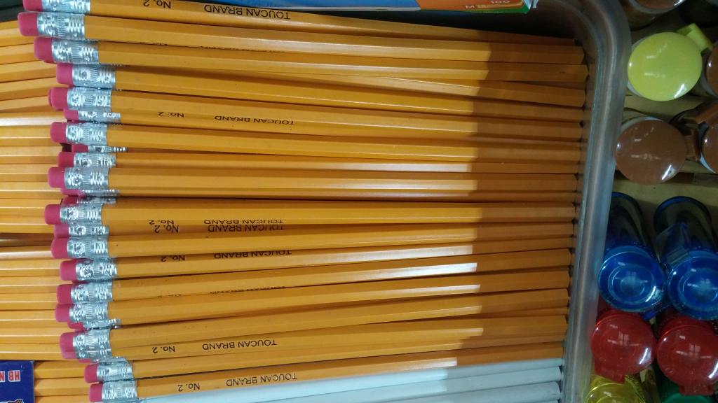 08002 CAJA 144 LAPIZ AMARILLO HEXAGONAL