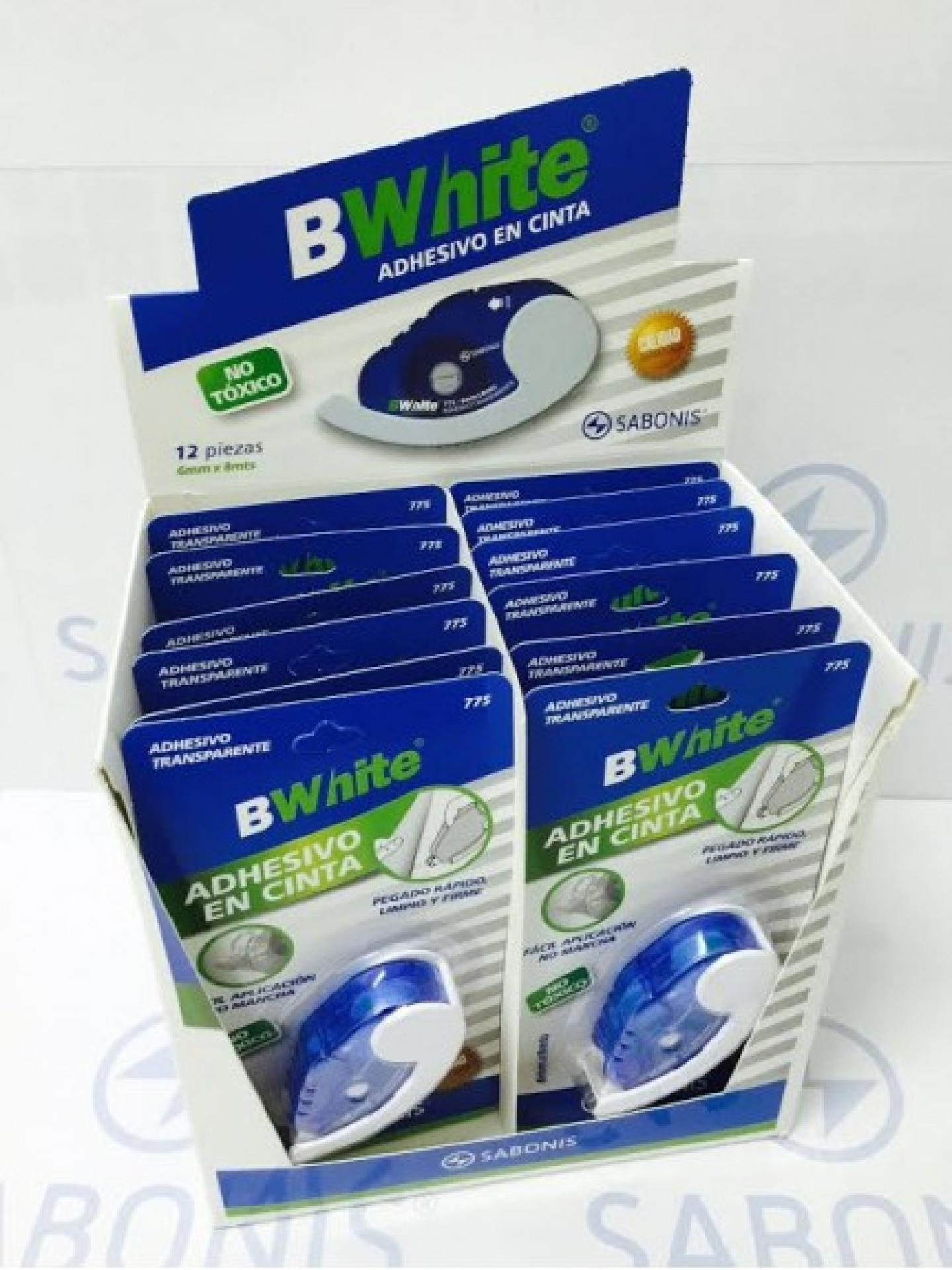 775 CAJA CON 12 ADESIVOS EN CINTA 6 MM POR 8 METROS