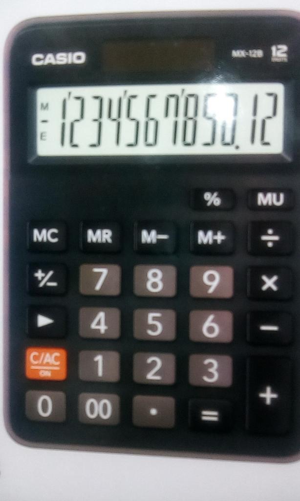 CASIO MX12B CALCULADORA 31007