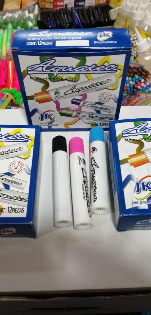 29006 MARCADOR AQUATEC A 7 PESOS CADA MARCADOR