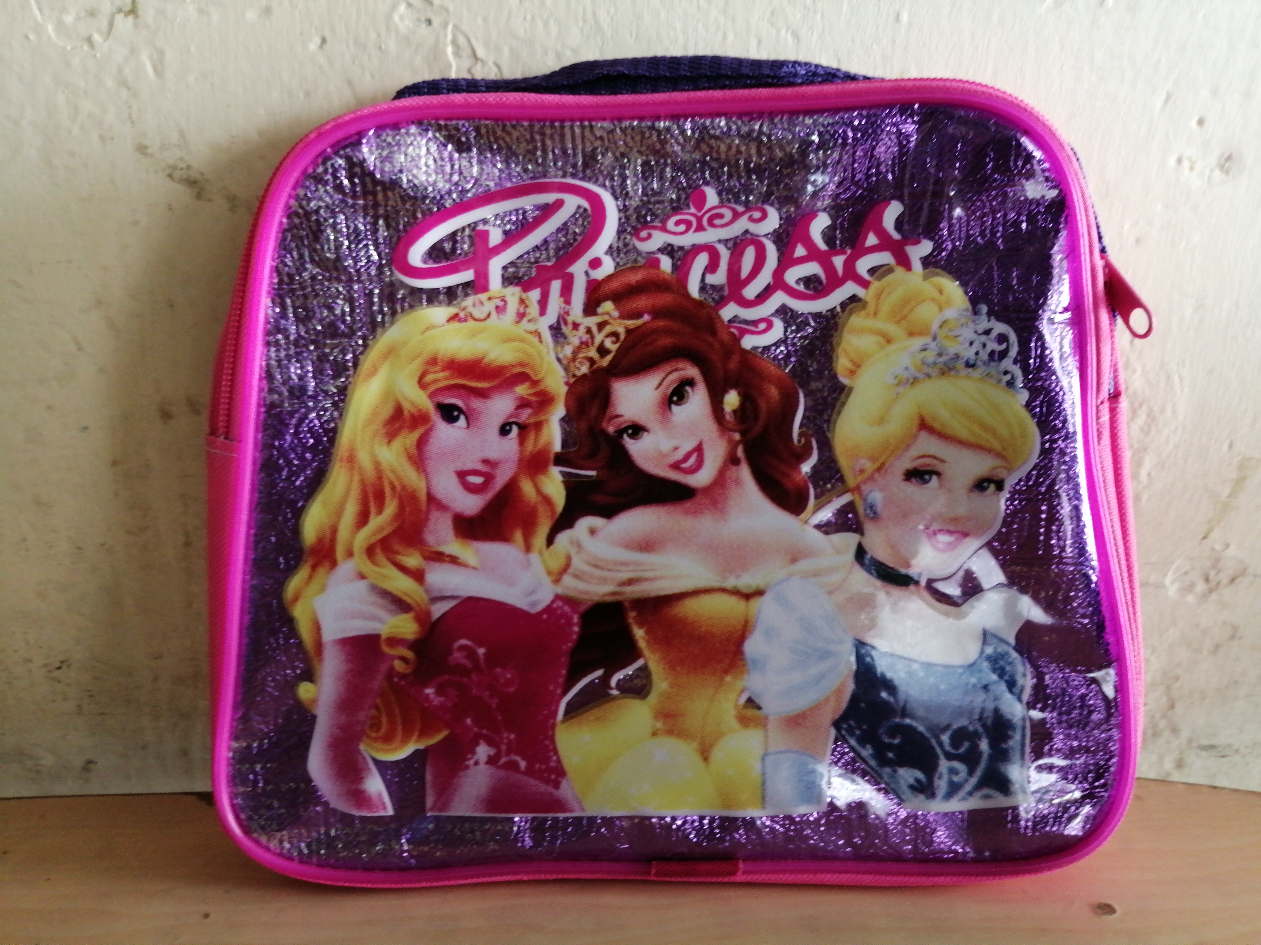 LONCHERA CON CIERRE HAY EN POLIESTER Y HAY EN TRANSPARENTE.