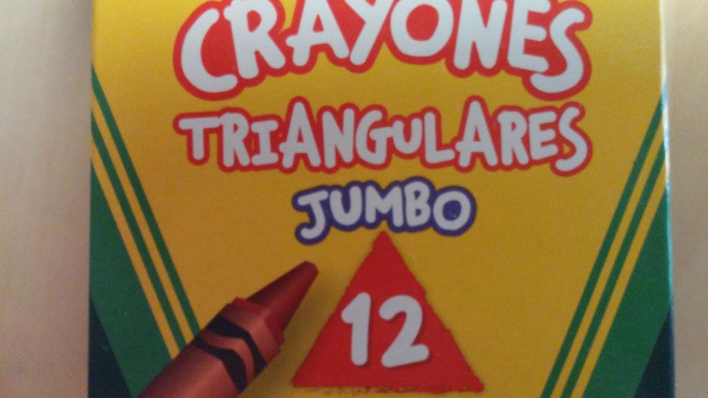 CRAYON TRIANGULAR JUMBO 12
