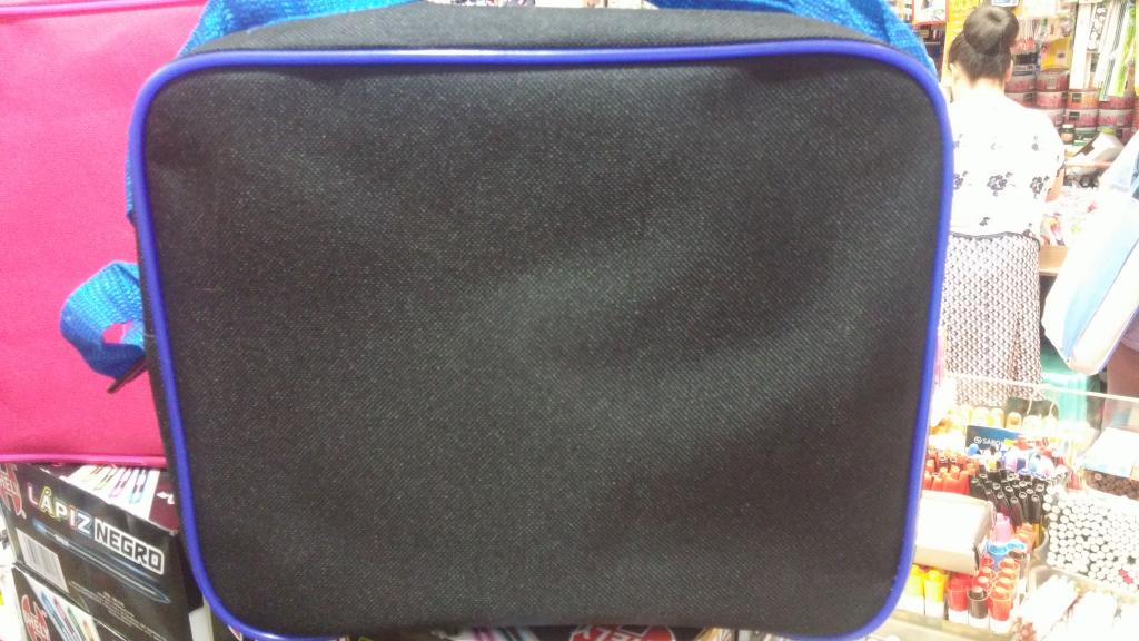 LONCHERA CON CIERRE HAY EN POLIESTER Y HAY EN TRANSPARENTE.