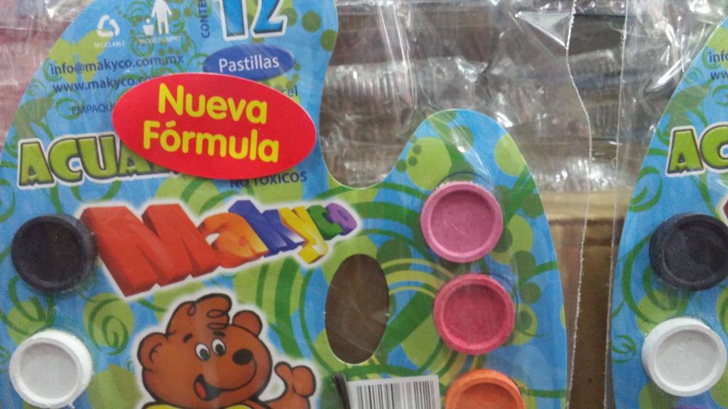 ACUARELAS CON 12 COLORES MAKYCO 38004