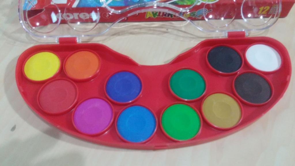 ACUARELA KORES DE 12 COLORES 35027