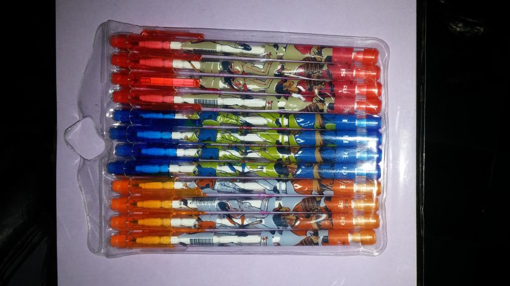 BOLSA CON 12 LAPIZ BENSIA PUNTAS INTERCAMBIABLES.
