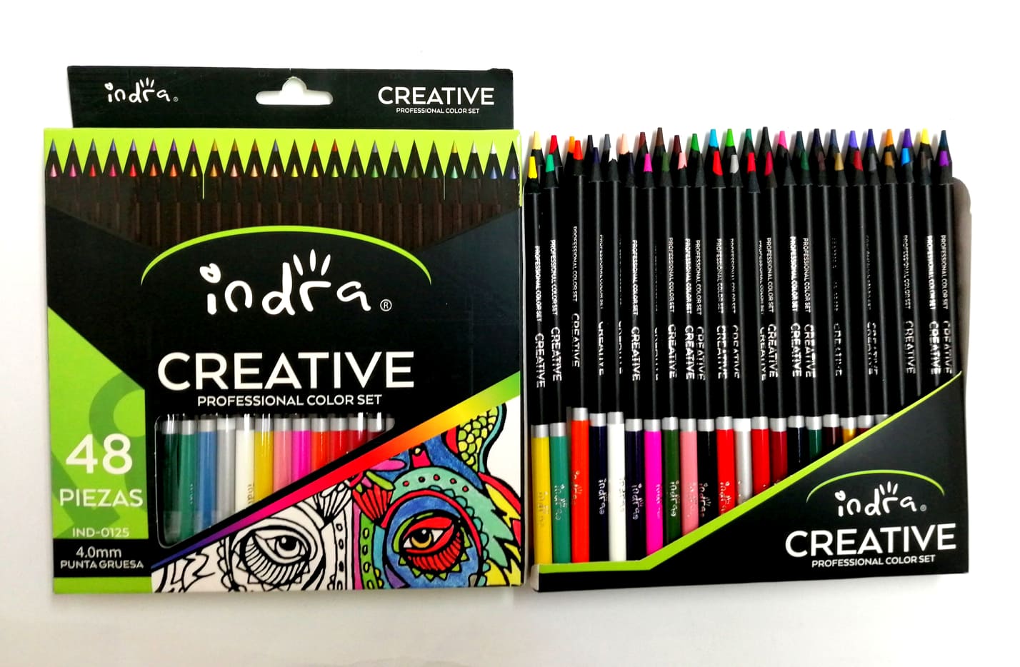 IND0125SET48COLOR CREATIVE PUNTA 4MM $275.00