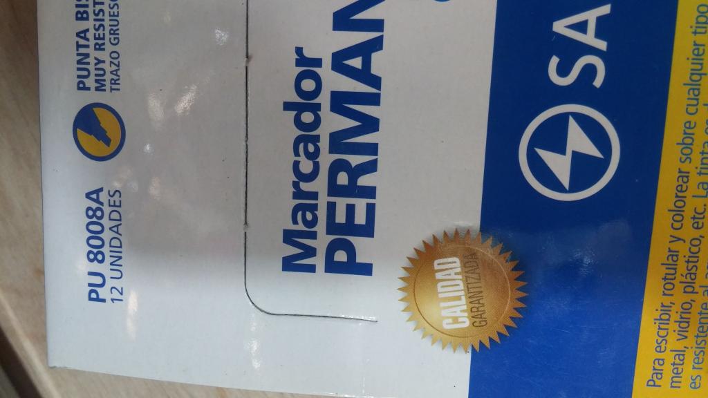 PU8008A MARCADOR PERMANENTE N. A. R. V. $72.00