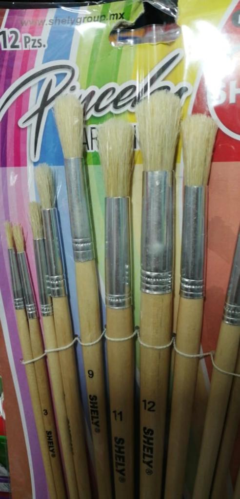 12 PINCEL MODELO 582 SHELY 40085