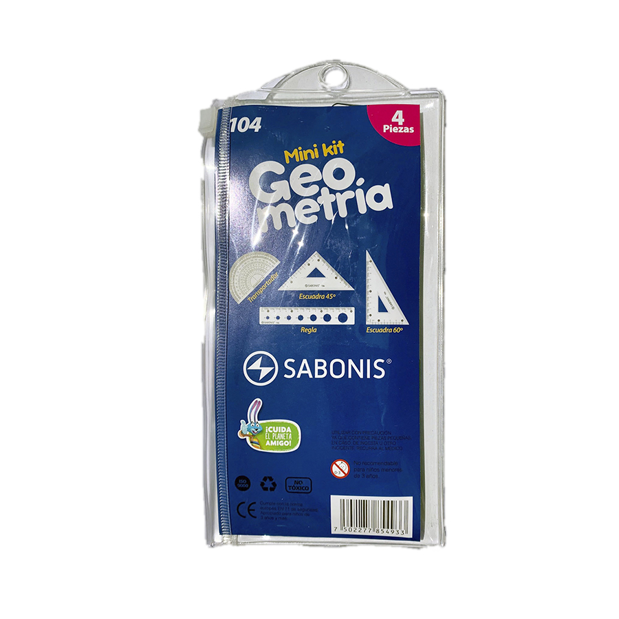 104 MINI GEOMETRIA 4 PIEZAS