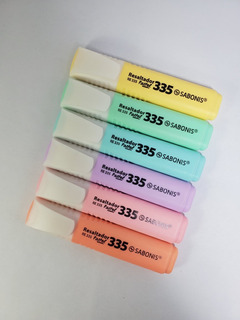 RE335 SET 6 MARCATEXTOS PASTEL