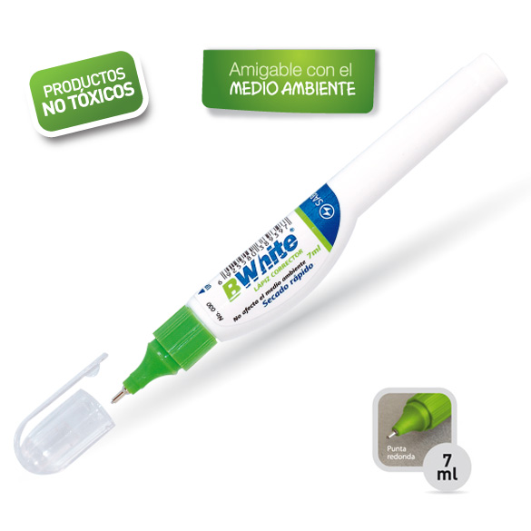  CORRECTOR 030 PLUMA  0.7 MM CAJA 12 PIEZAS 