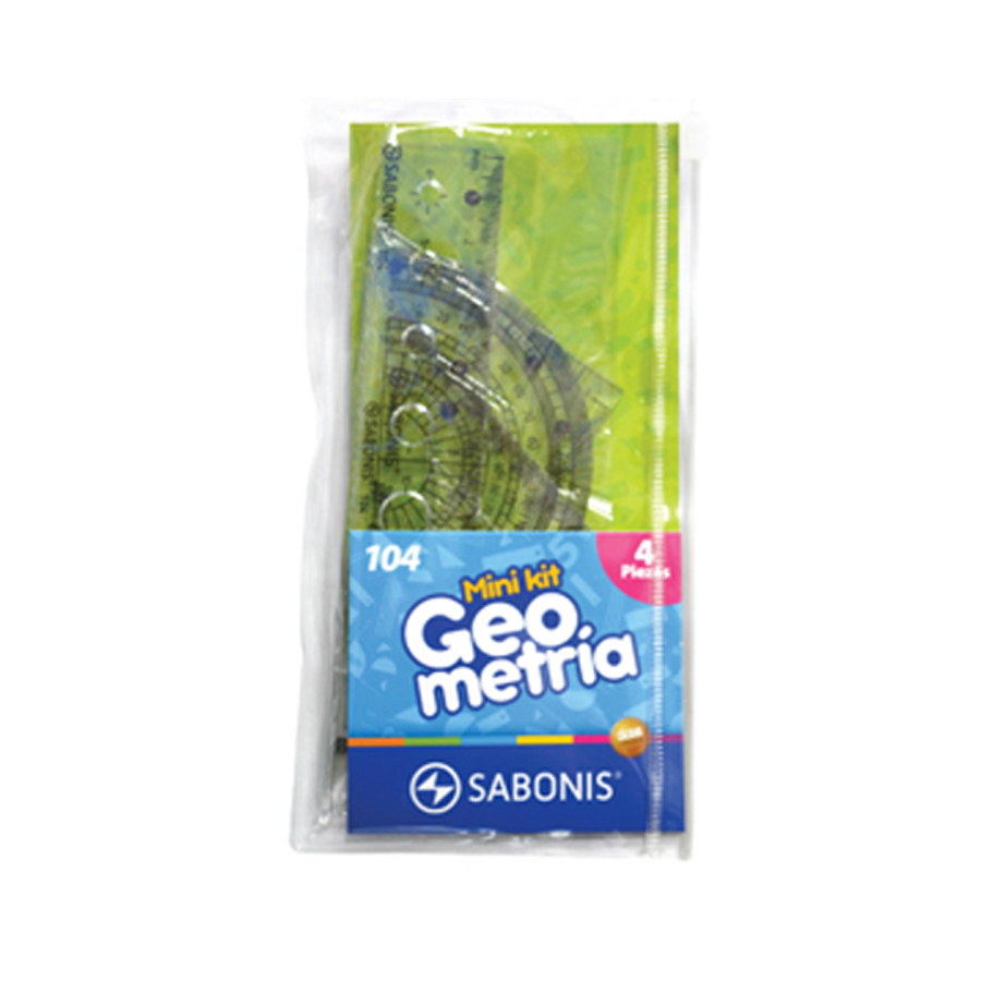 104 MINI GEOMETRIA 4 PIEZAS