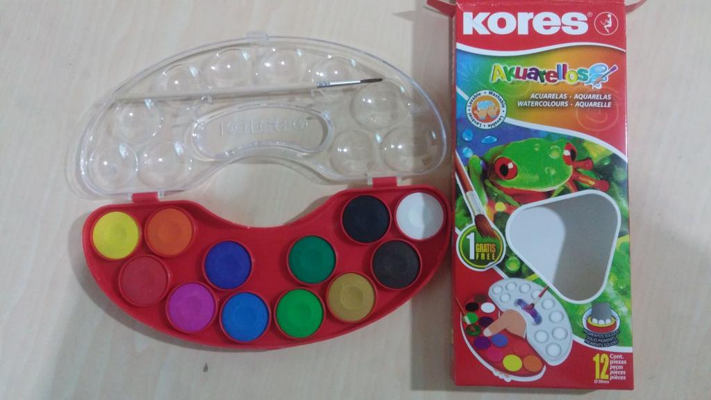 ACUARELA KORES DE 12 COLORES 35027