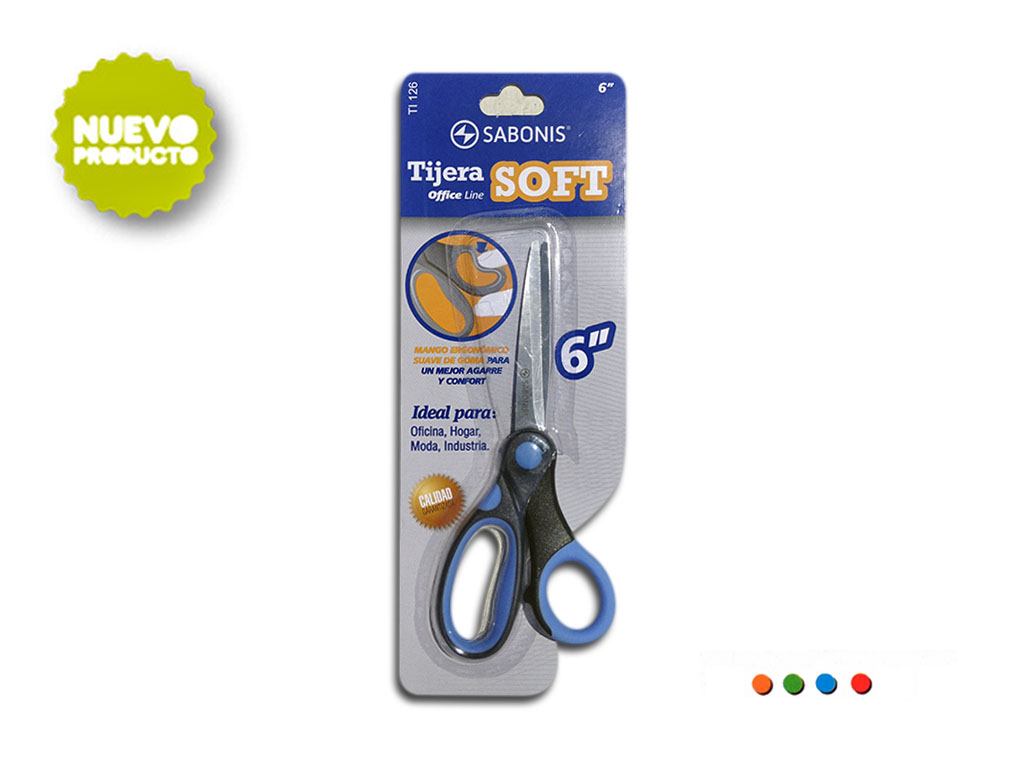 TI-126 TIJERA DE METAL 6 PULGADAS MARCA SABORES