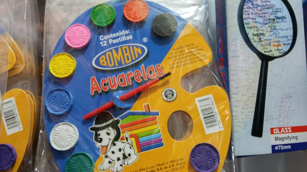 ACUARELA BOMBIN 12 COLORES MÍNIMO 10 PIEZAS 50002