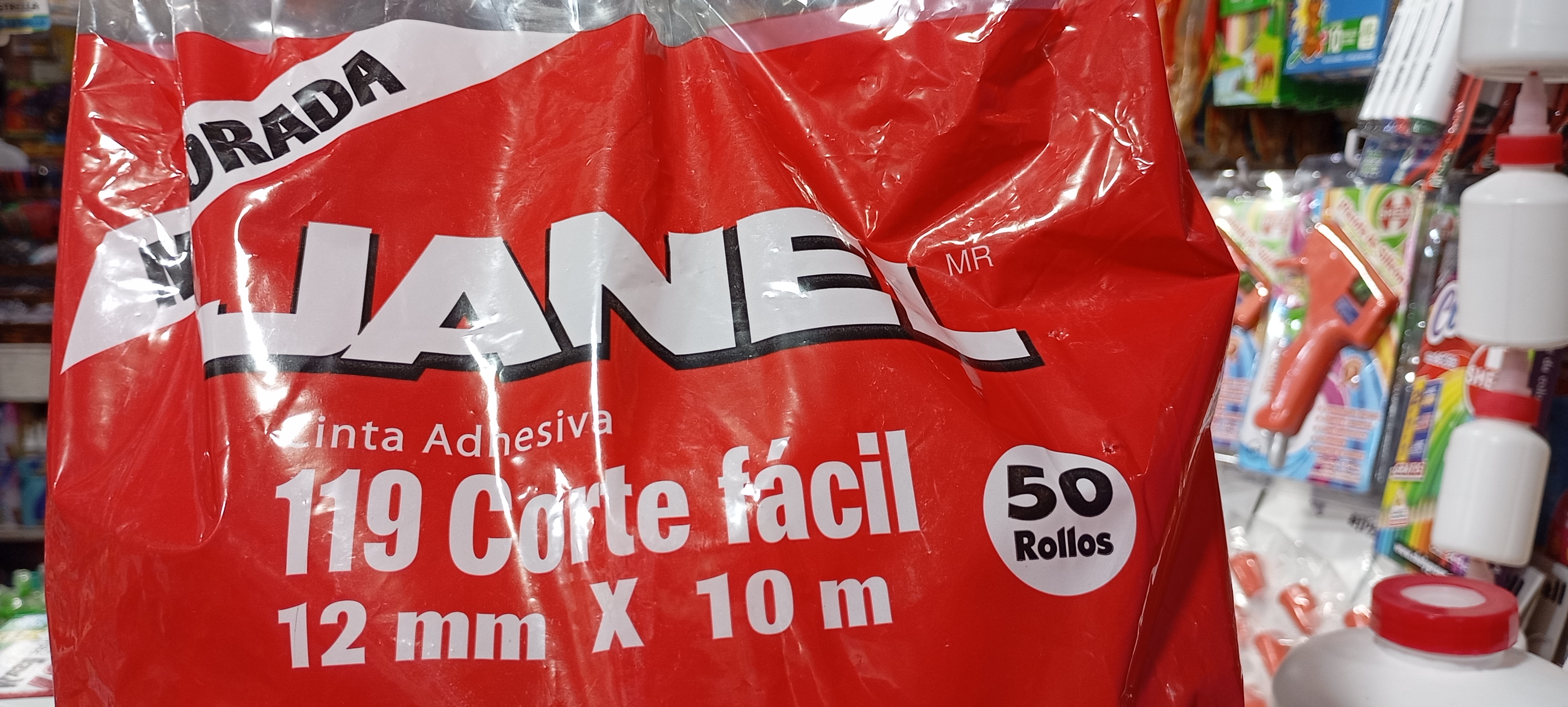 BOLSA CON 50 YUREX JANEL 12X10.