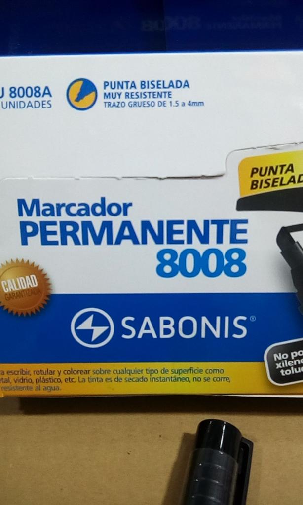 PU8008A MARCADOR PERMANENTE N. A. R. V. $72.00