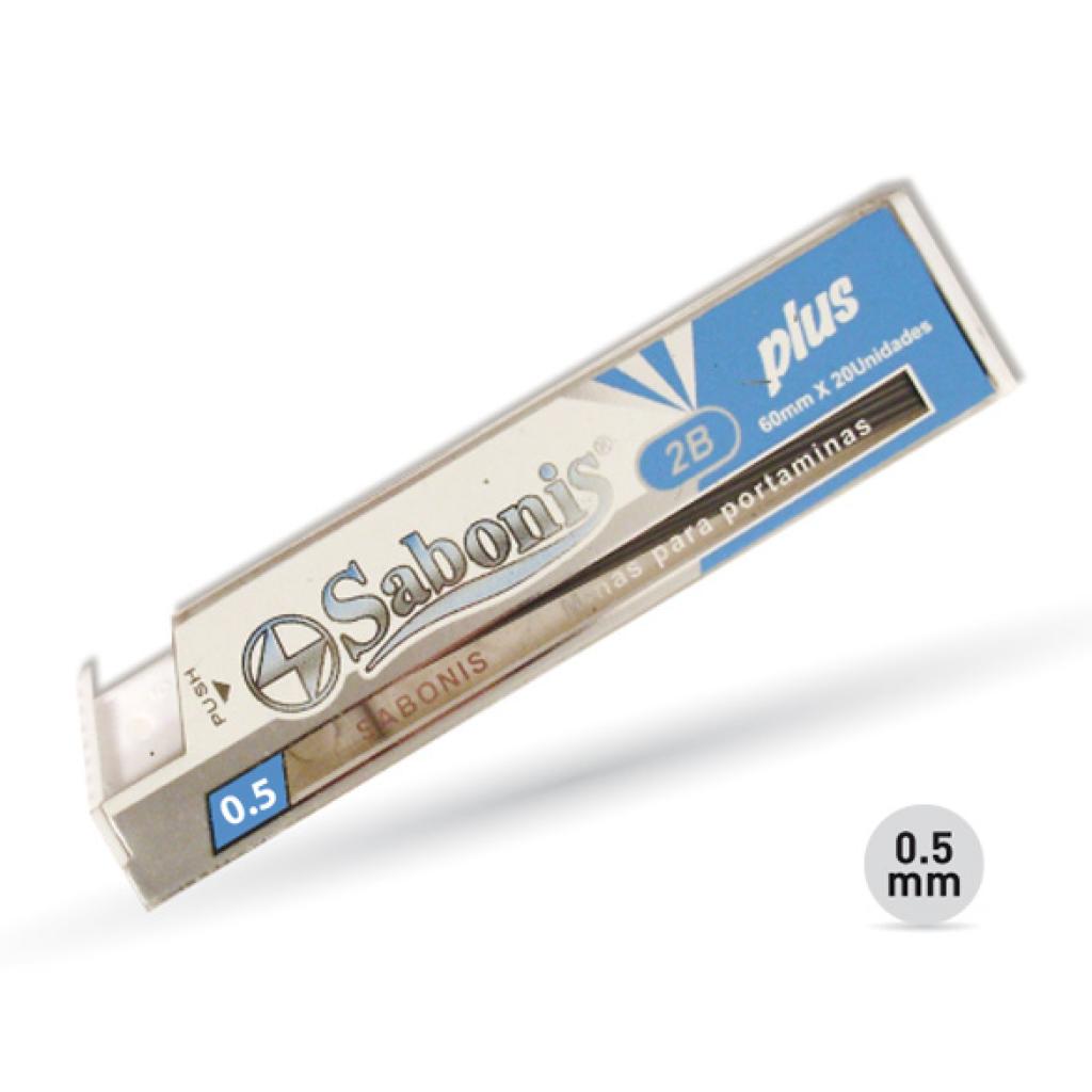 2B-5 CAJA 24 MINAS DE REPUESTO 0.5 MM.