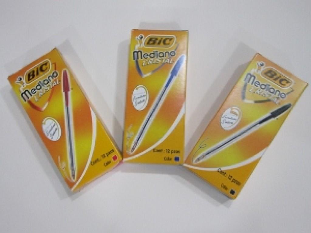 12 PLUMA BIC MEDIANO.