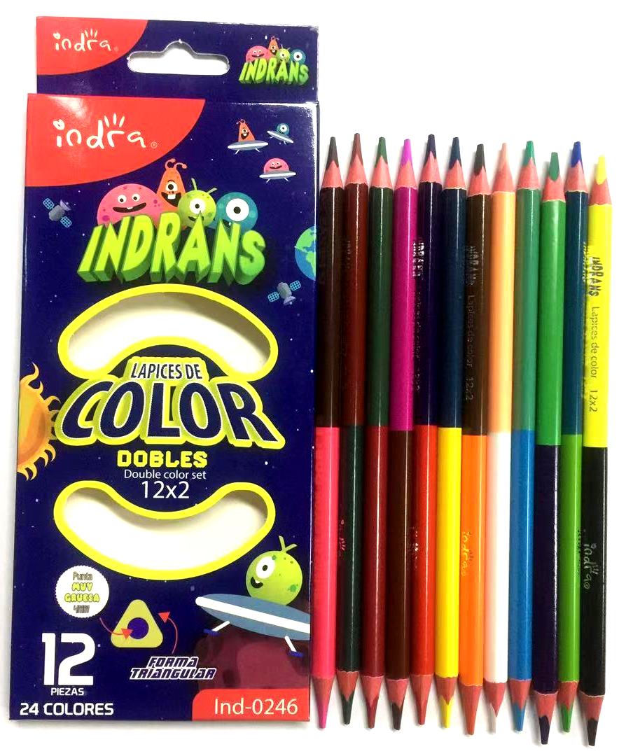 IND0246SET12COLOR BICOLOR 12X2= 24 TONOS IND0246 MÍNIMO 10 SET 01058 $55.00